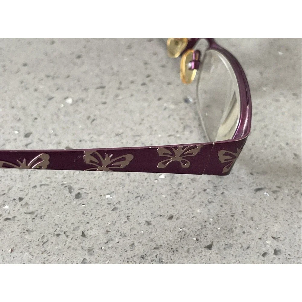 DB4K By Europa Kids Eyeglasses Frames ONLY 45-14-125 Flutter Col. 03 purple